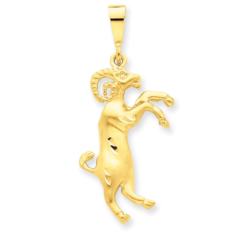 Aries Zodiac Charm 14k Gold C464