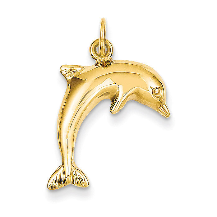 Dolphin Charm 14k Gold C495