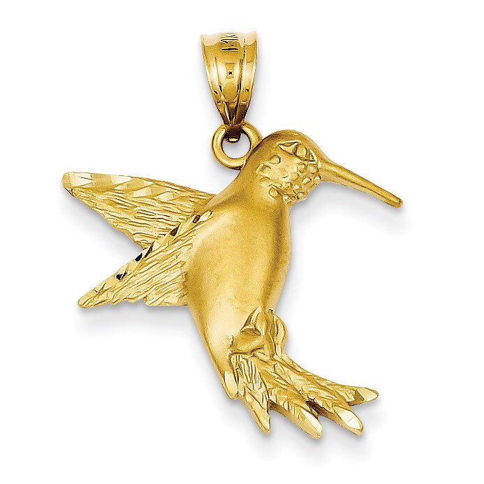 Hummingbird Charm 14k Gold C539