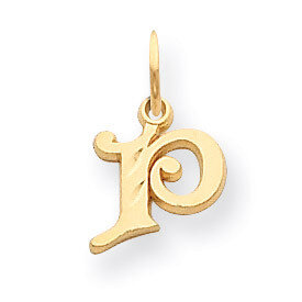 Initial P Charm 14k Gold C565P, MPN: C565P, 886774090917