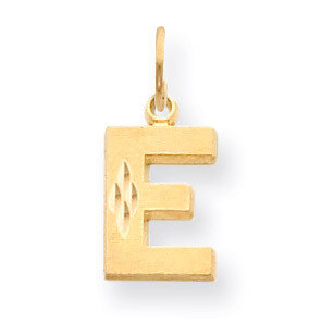 Initial E Charm 14k Gold C566E