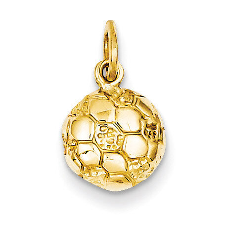Soccer Ball Charm 14k Gold C587