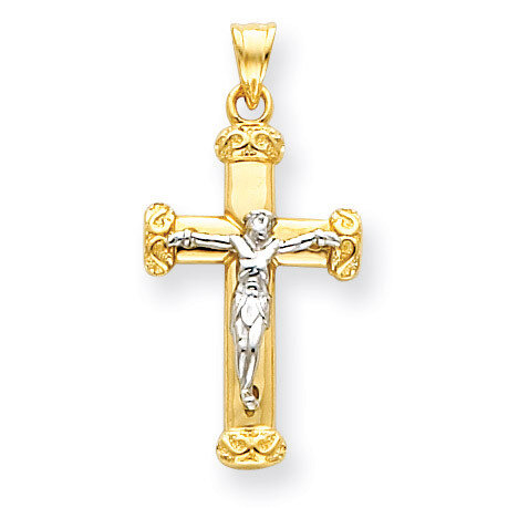 Crucifix Pendant 14k Two-Tone Gold C960