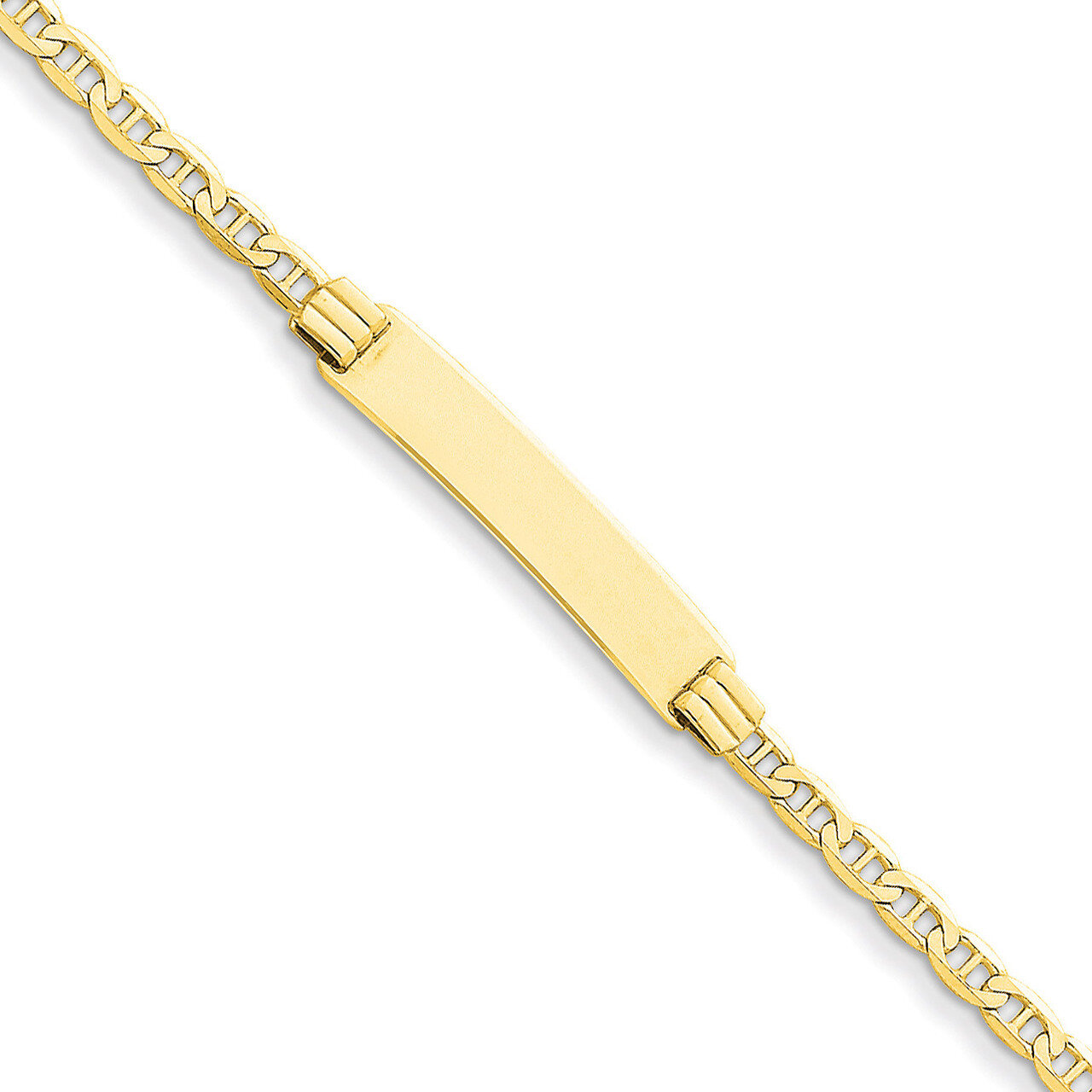 Anchor ID Bracelet 7 Inch 14k Gold CG80ID-7