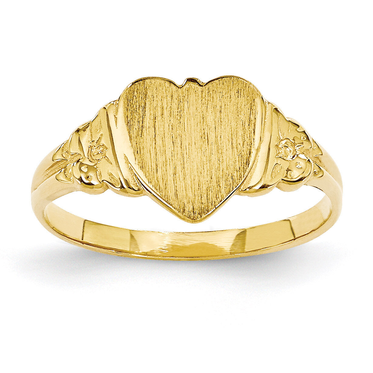 Heart Signet Ring 14k Gold CH199