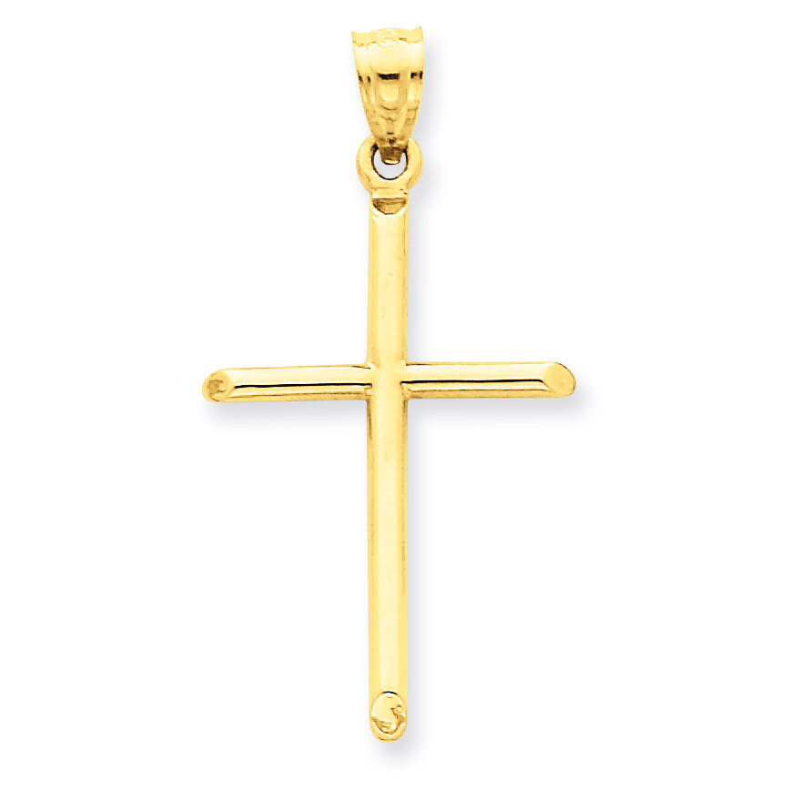 Cross Pendant 14k Gold Polished D1660, MPN: D1660, 637218047062