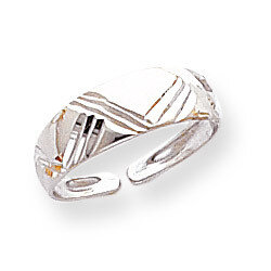 Fancy Toe Ring 14k White Gold D1947, MPN: D1947, 752908996908