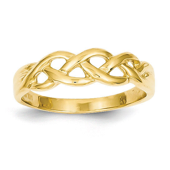 Free Form Knot Ring 14k Gold D3094