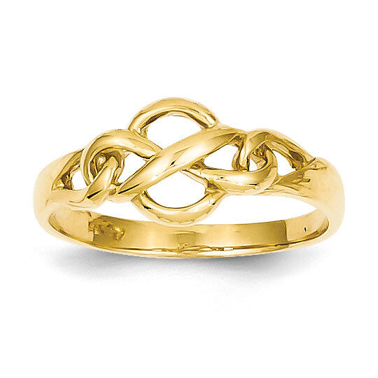 Free Form Knot Ring 14k Gold D3103