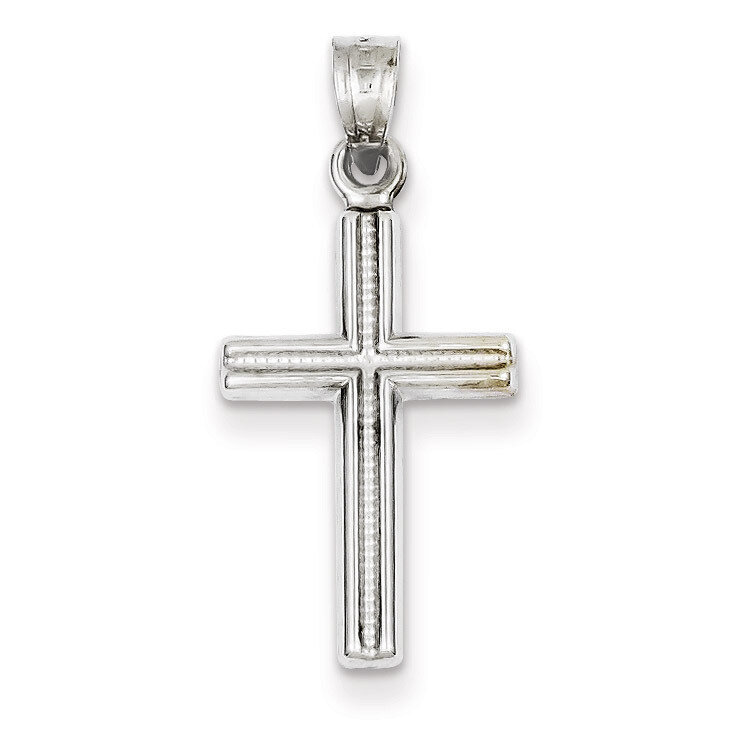 Cross Pendant 14k White Gold D3192, MPN: D3192, 883957899343