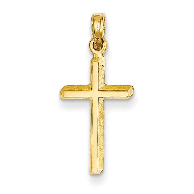 Cross Pendant 14k Gold Polished D3489, MPN: D3489, 637218017171