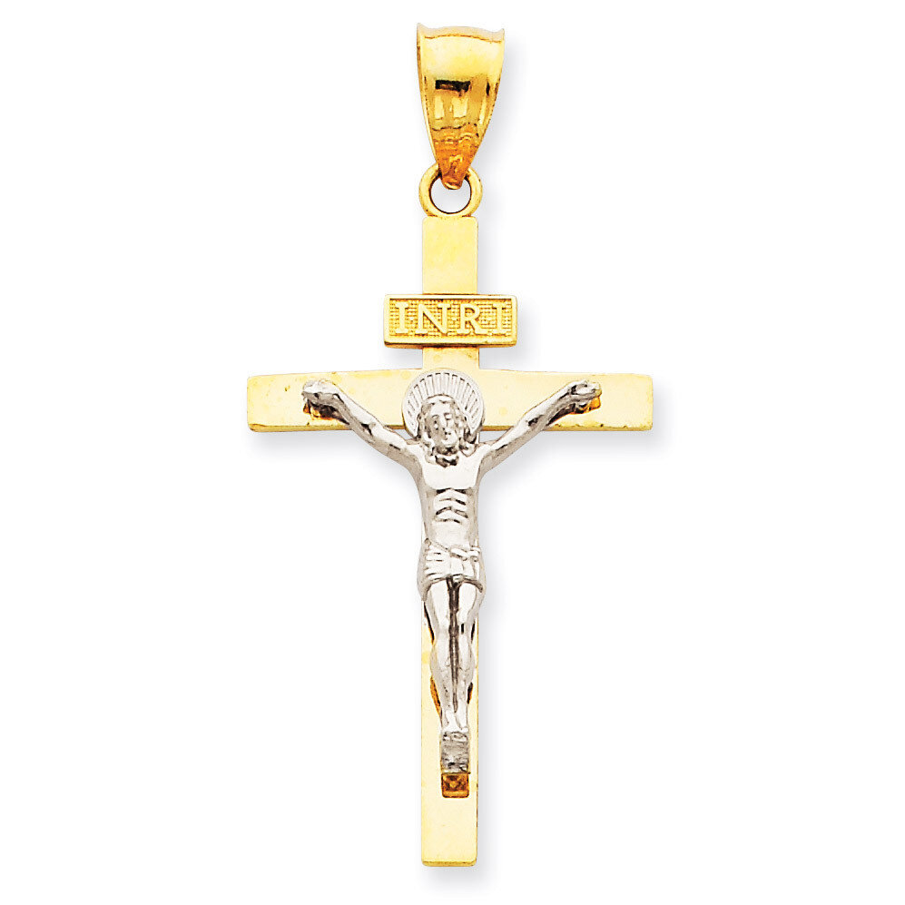 INRI Crucifix Pendant 14k Two-Tone Gold D3667, MPN: D3667, 886774618586