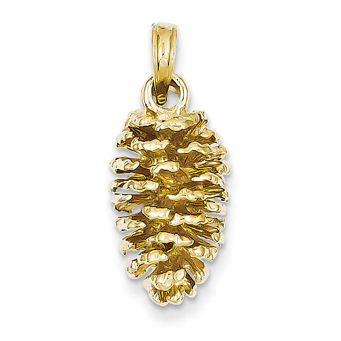 3-D Pinecone Pendant 14k Gold D4192, MPN: D4192, 637218052240