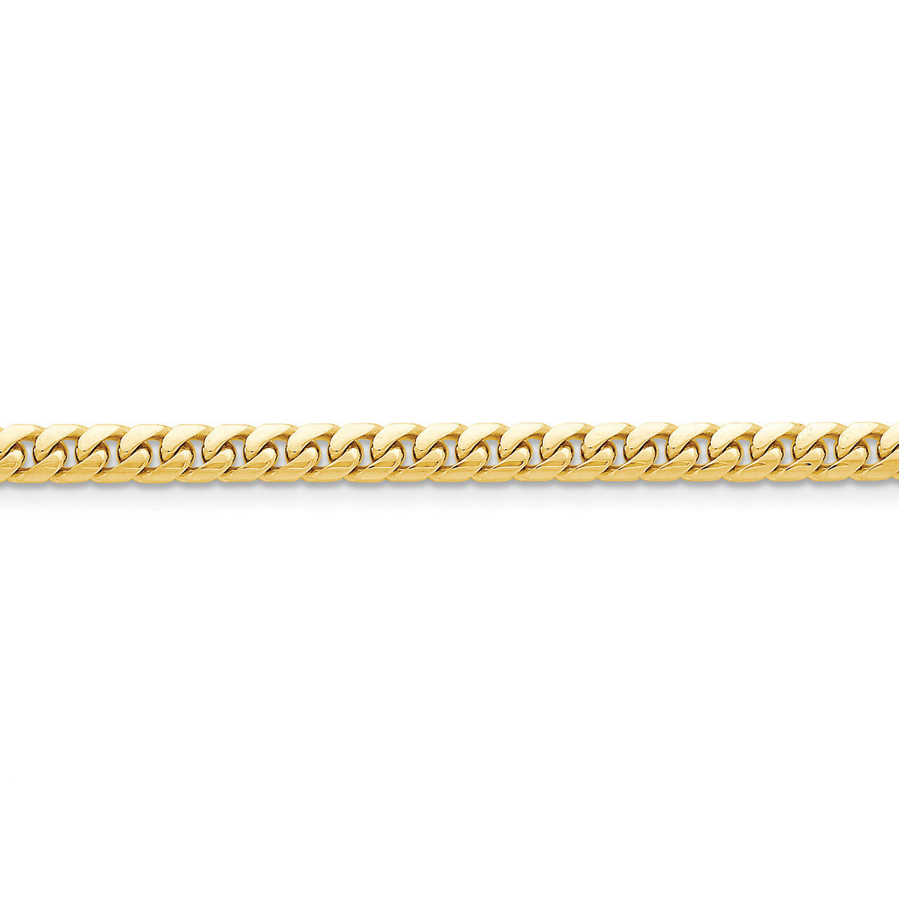 5mm Domed Curb Chain 24 Inch 14k Gold DCU160-24, MPN: DCU160-24, 886774418391