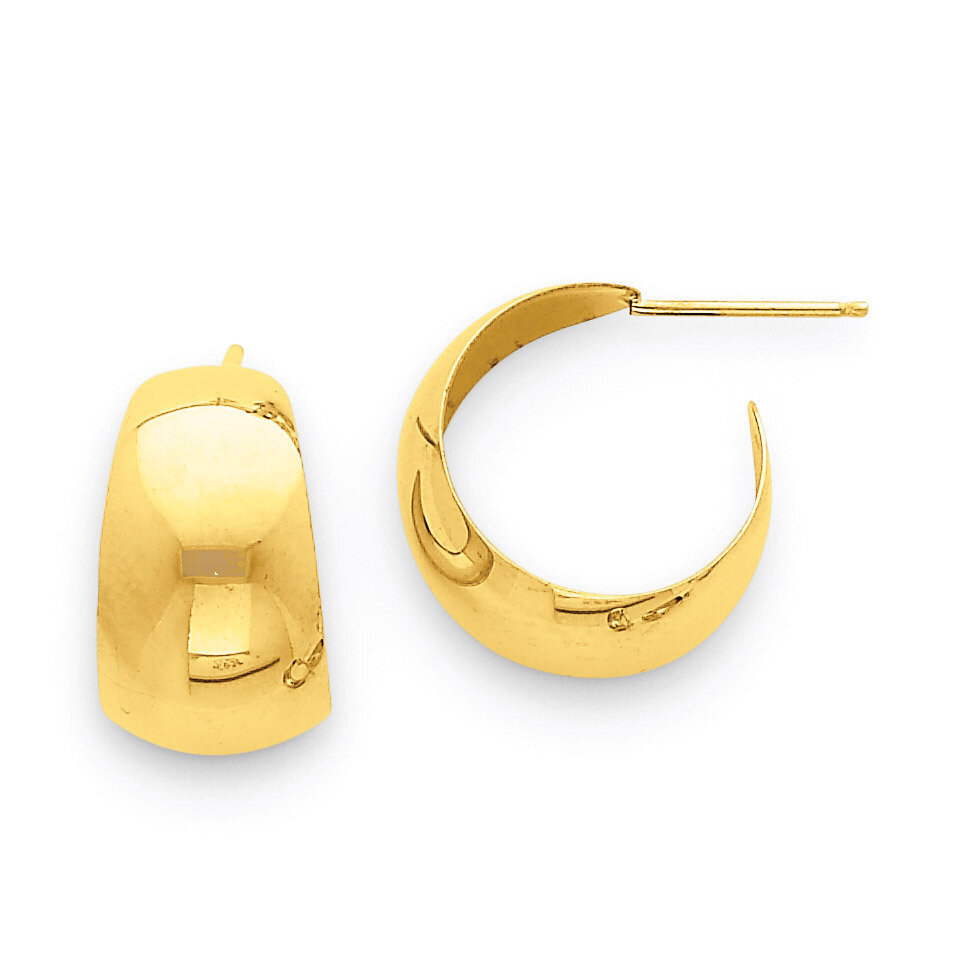 Small Hoop Earrings 14k Gold E684, MPN: E684, 883957900193