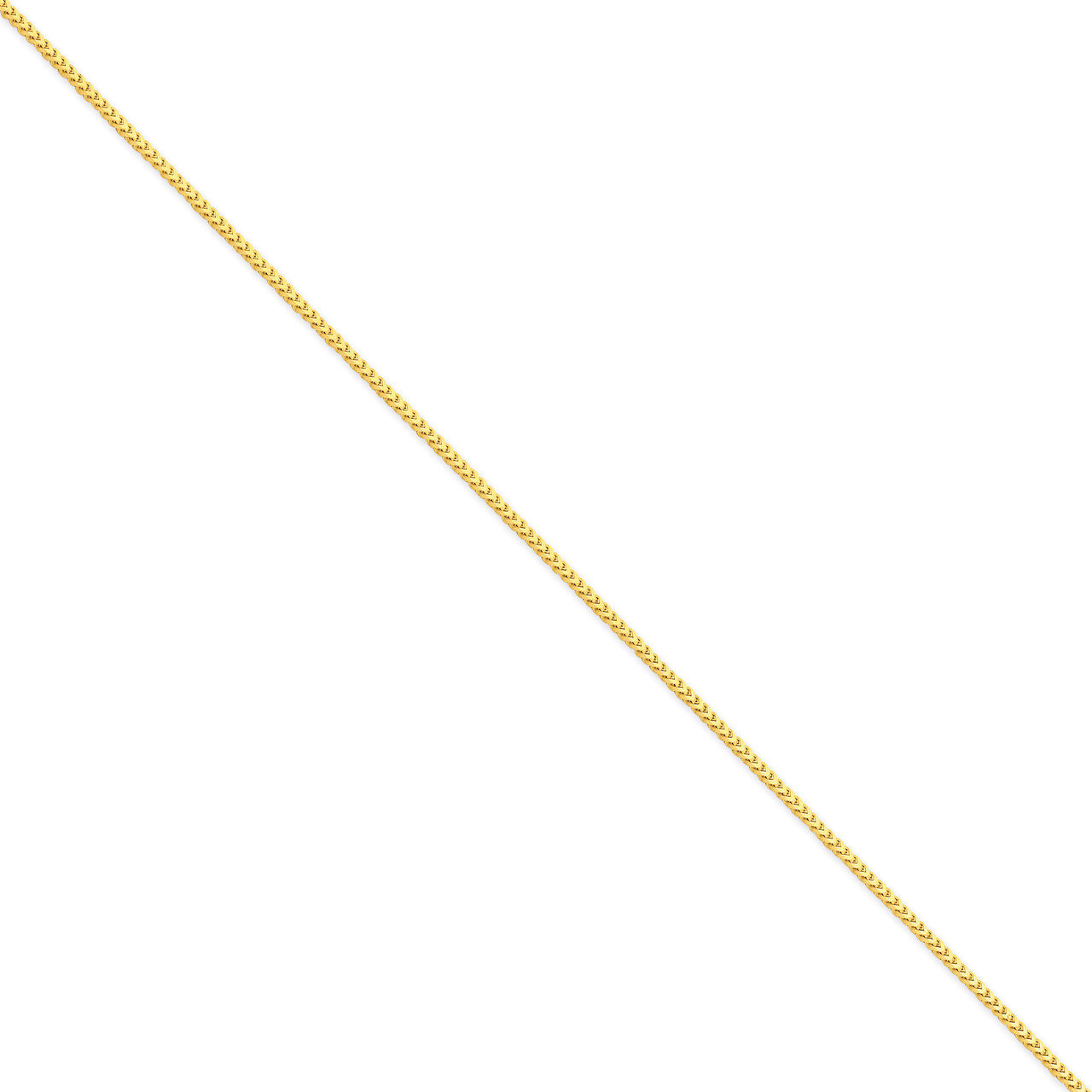 1.5mm Franco Chain 7 Inch 14k Gold FRA050-7, MPN: FRA050-7, 886774433370