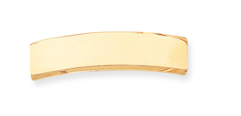 48 x 12 x 1.8mm ID Plate 14k Gold ID4, MPN: ID4, 883957587288