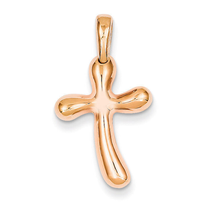 Freeform Cross Pendant 14k Rose Gold K1166, MPN: K1166, 883957901077