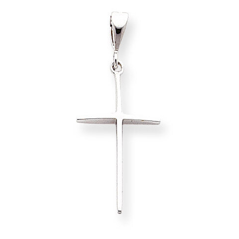 Cross Pendant 14k White Gold K1173, MPN: K1173, 869786269199