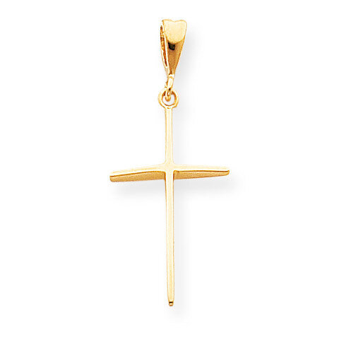 Cross Pendant 14k Gold Polished K1174, MPN: K1174, 869786728399