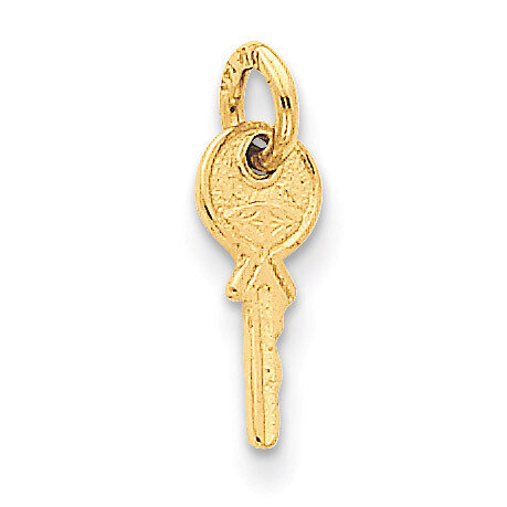 Small Key Charm 14k Gold K1669