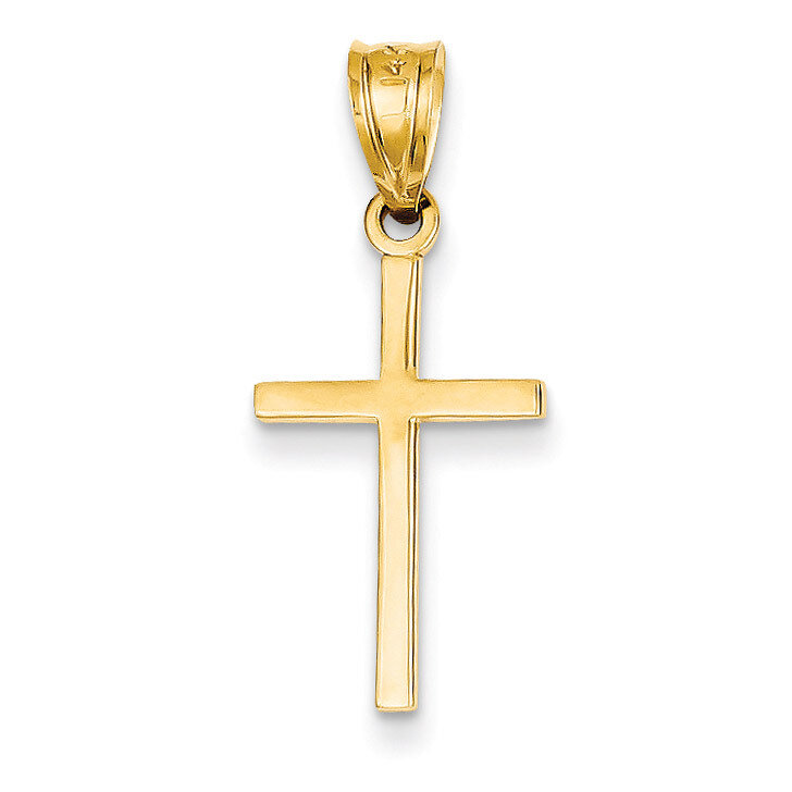 Cross Pendant 14k Gold Polished K2116, MPN: K2116, 637218016853