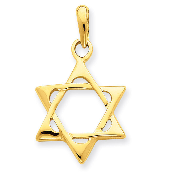 Star of David Pendant 14k Gold K2298, MPN: K2298, 883957901640