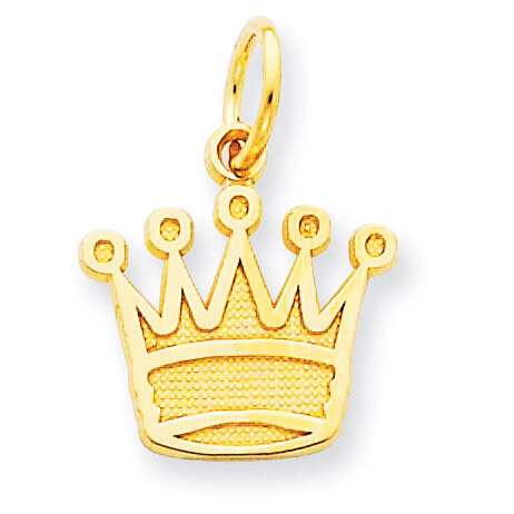 Kings Crown Charm 14k Gold K2751, MPN: K2751, 886774618241