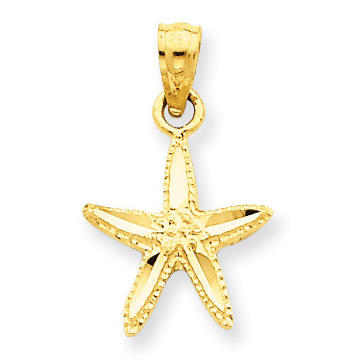 Starfish Pendant 14k Gold K2948