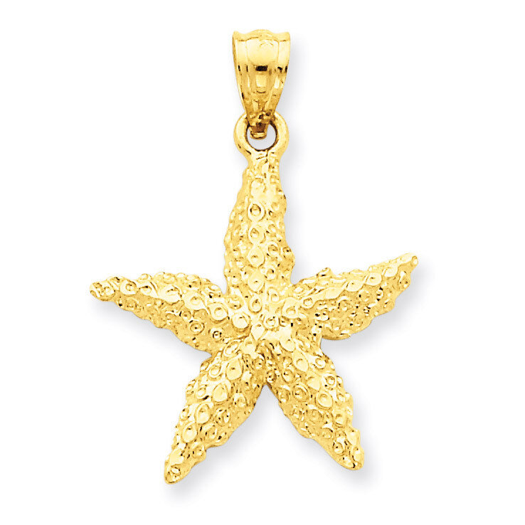 Starfish Pendant 14k Gold K2958