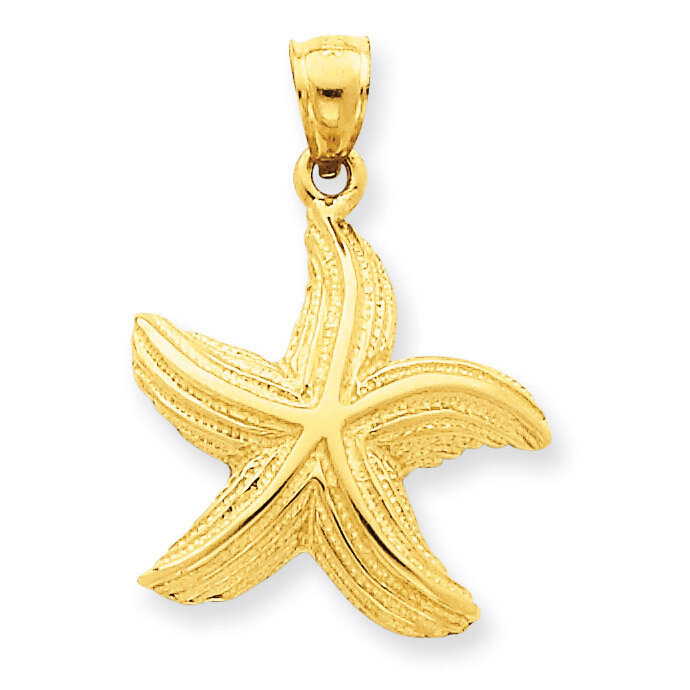 Starfish Pendant 14k Gold K2962