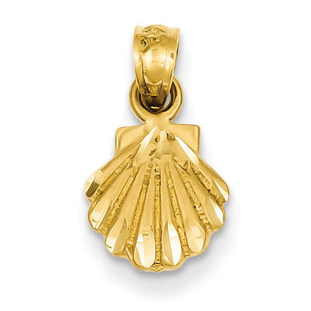 Scallop Shell Pendant 14k Gold K2965, MPN: K2965, 886774098630