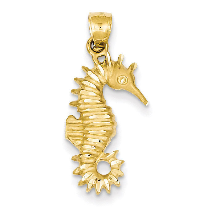 Seahorse Pendant 14k Gold K2980