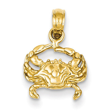 Crab Pendant 14k Gold K2990, MPN: K2990, 637218062775