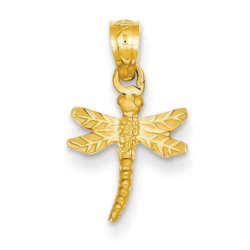 Dragonfly Pendant 14k Gold K3256