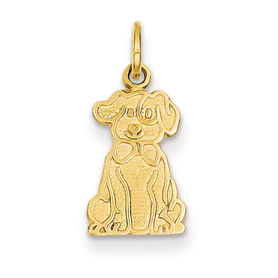 Puppy Charm 14k Gold K3385