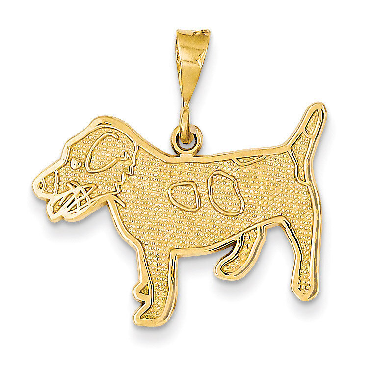 Jack Russell Terrier Dog Pendant 14k Gold K3399, MPN: K3399, 886774099903