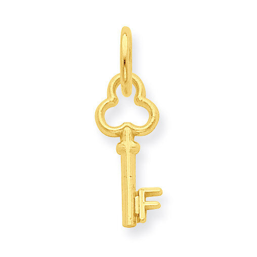 F Key Charm 14k Gold K3442F, MPN: K3442F, 886774100203