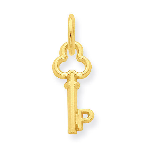 P Key Charm 14k Gold K3442P, MPN: K3442P, 886774100302