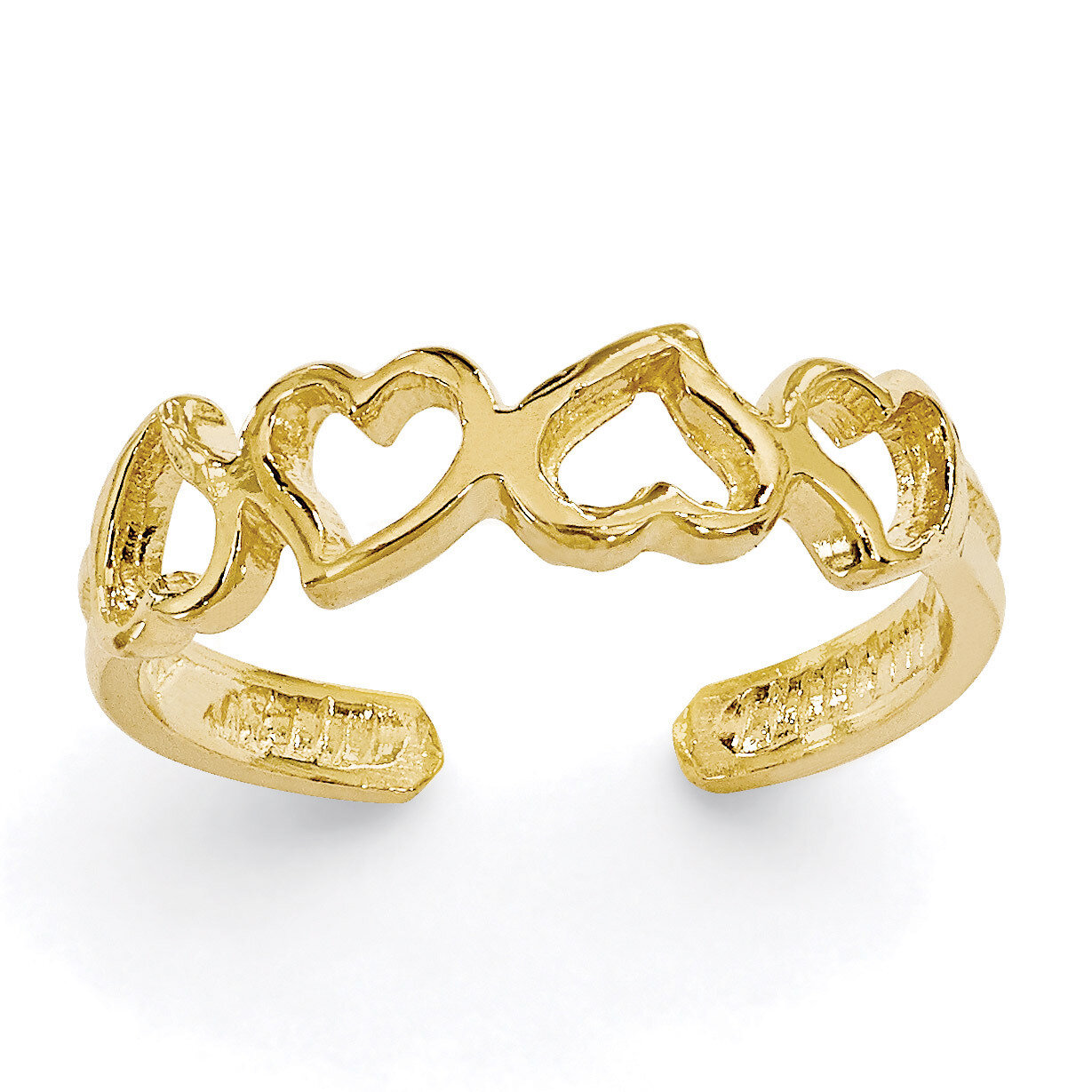Heart Toe Ring 14k Gold K3837