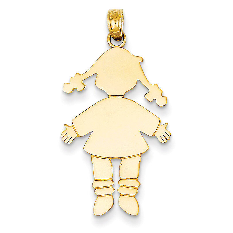 girl Charm 14k Gold K4748, MPN: K4748, 637218004416
