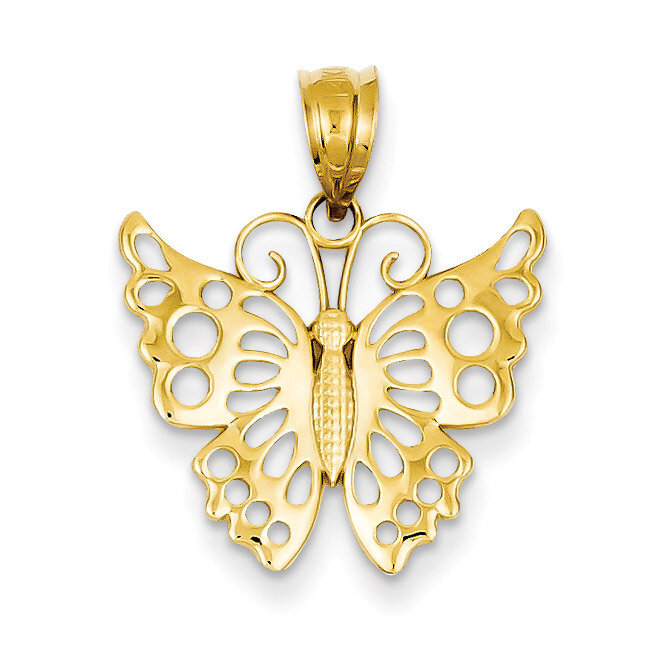 Butterfly Pendant 14k Gold K4837, MPN: K4837, 886774616711