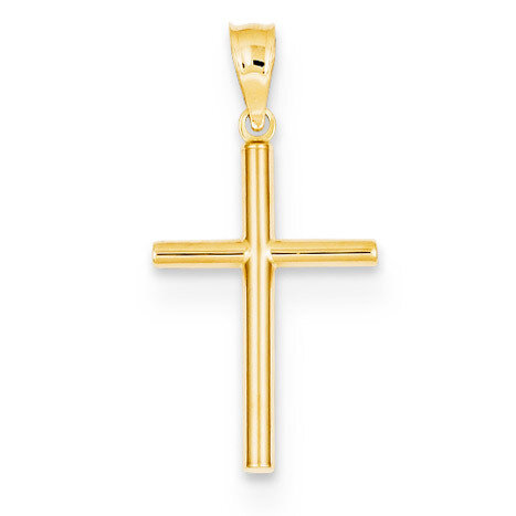 Hollow Cross Pendant 14k Gold Polished K4986, MPN: K4986, 886774618715