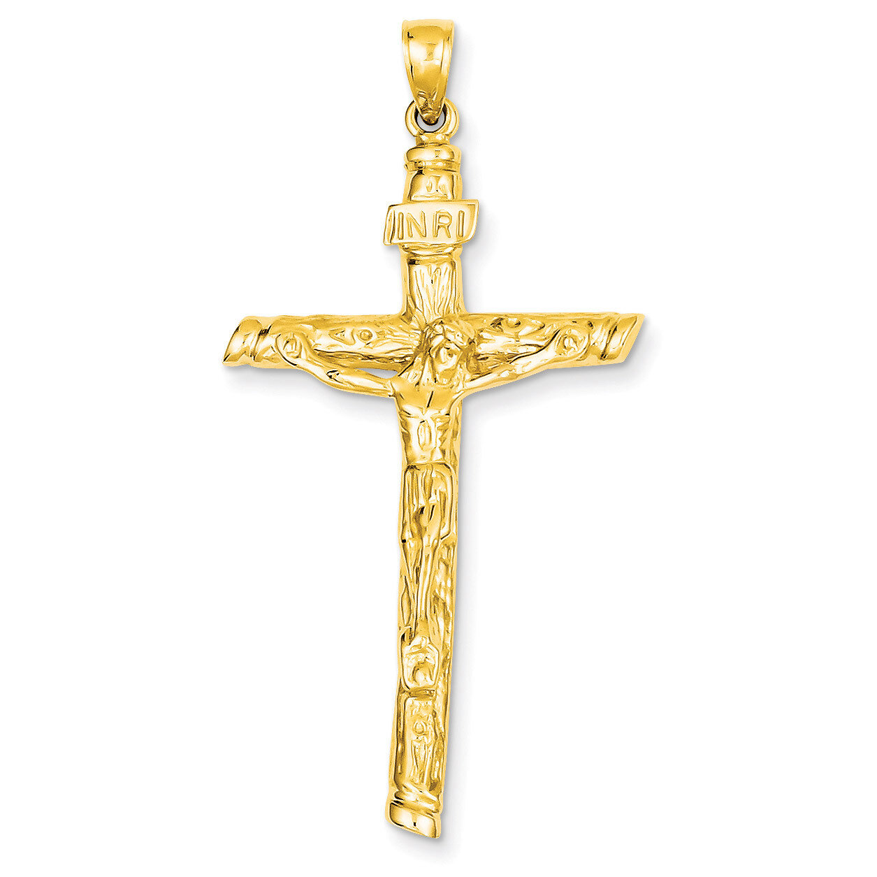 INRI Crucifix Pendant 14k Gold K5061