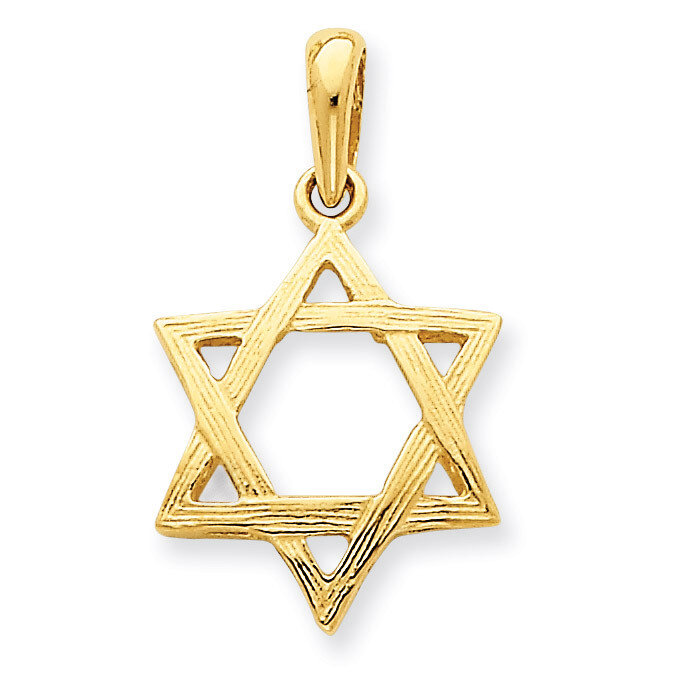 Star of David Pendant 14k Gold K532, MPN: K532, 883957266046