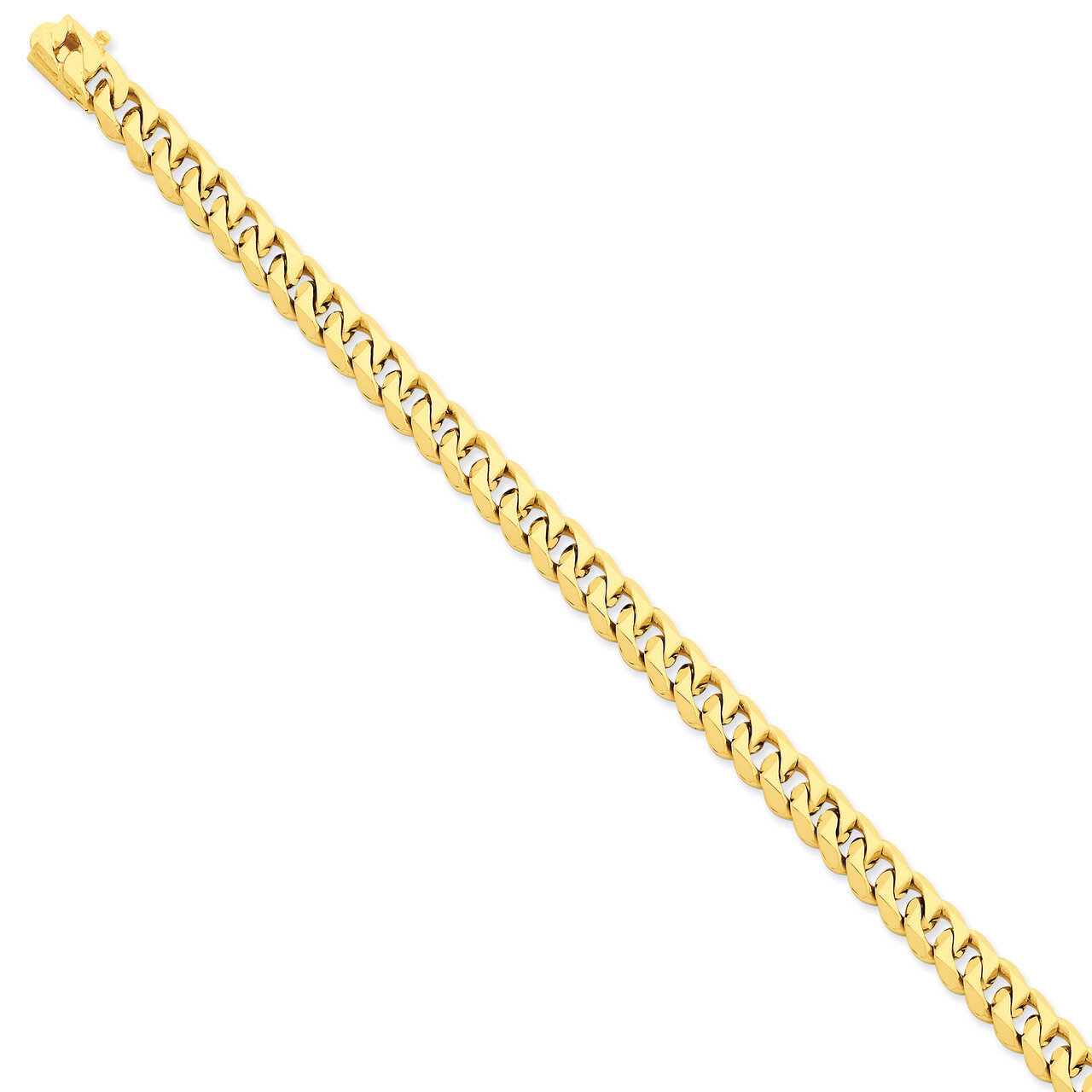 7mm Hand-polished Traditional Link Chain 20 Inch 14k Gold LK117-20