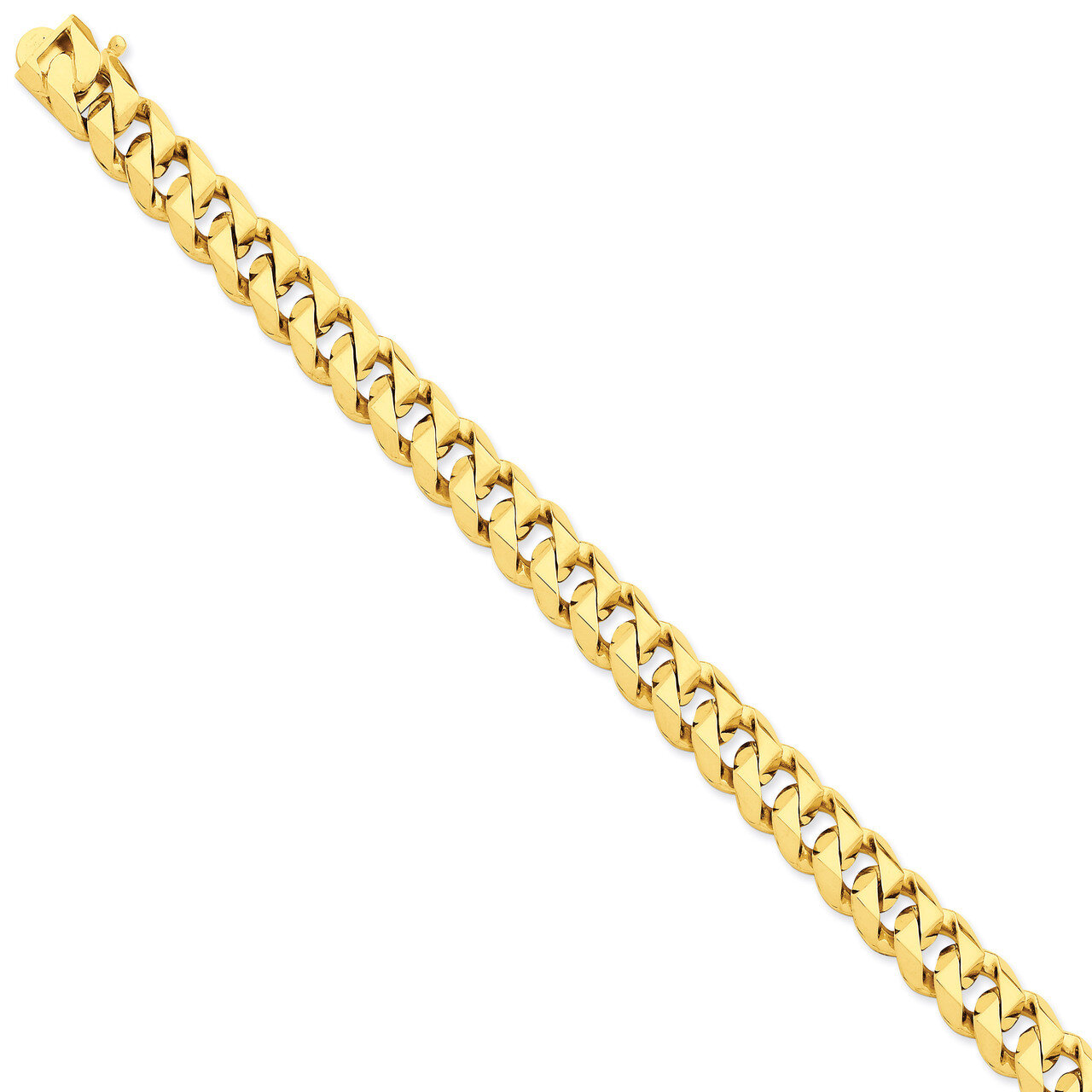 9.2mm Hand-Polished Traditional Link Chain 9 Inch 14k Gold LK119-9
