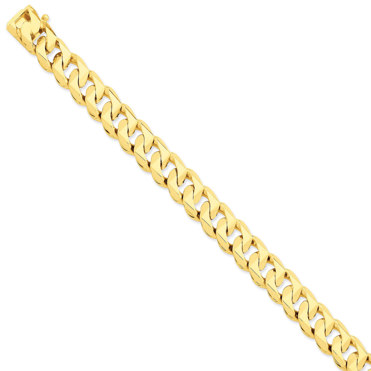 11mm Hand-Polished Traditional Link Chain 9 Inch 14k Gold LK120-9, MPN: LK120-9, 191101648984