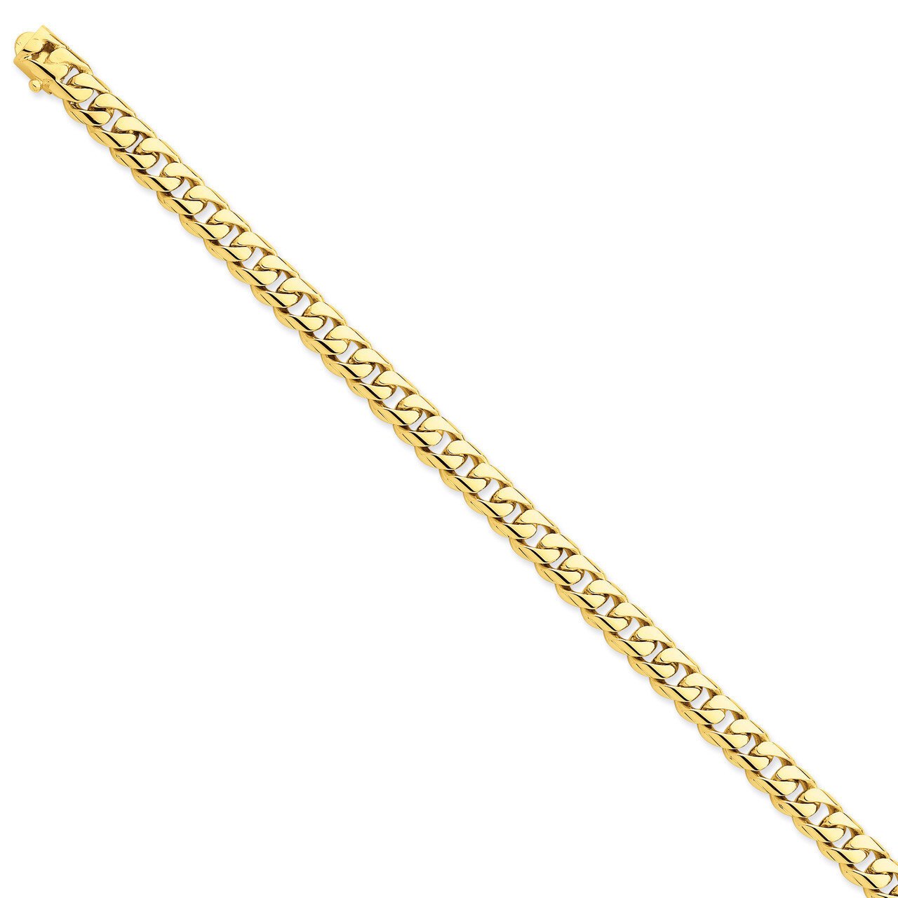 Hand Polished Rounded Curb Chain 20 Inch 14k Gold LK124-20, MPN: LK124-20, 191101649097
