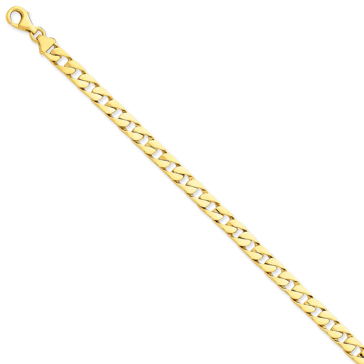 6.5mm Hand-polished Fancy Link Chain 8 Inch 14k Gold LK147-8, MPN: LK147-8, 886774404547